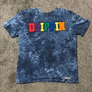 Hudson shirt  Blue Tie-Dye Tee